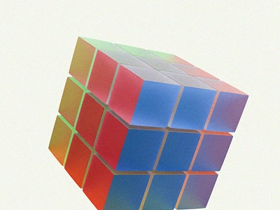 Rubik's Cube 3d animation blender cycles