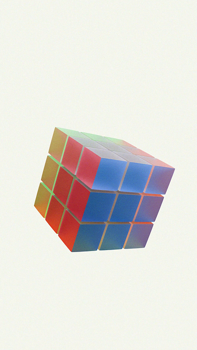 Rubik's Cube 3d animation blender cycles