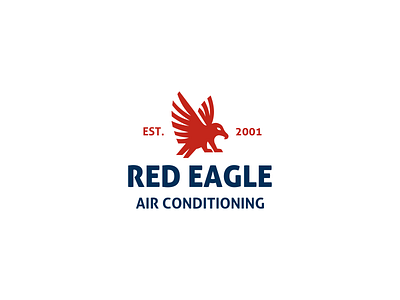 Red Eagle logo design animal bird bold design eagle logo logo design minimal minimalist red simple strong symbol