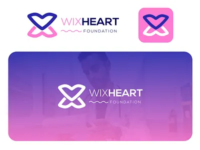 wx letter heart foundation logo design brand brand identity branding heart heart hospital heart hospital logo heart logo hospital logo initial letter logo initial logo letter logo letter mark lettermark logo logo design love logo love w logo love x logo modern logo w letter