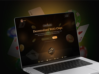 Casino Interface - Coming Soon casino casino homepage casino interface casino website chip3 coming soon crash crypto game decentralized design gambling interface online casino online game pokker ui ux web casino web design web3