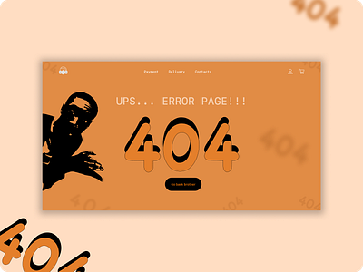 Design concept page 404 beautiful concepts graphic design original design page 404 typography ui design ux design web developer
