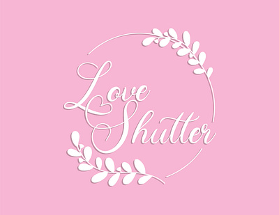 Love Shutter- Capture your Best moments graphic design logo photography vector