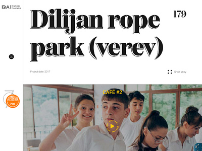 Verev park/Dilijan rope animation armenia design dilijan figma interface typography ui ux verev