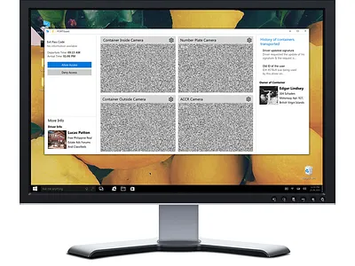 PORTGuard Windows 10 App UI Design desktop app portguard ui windows 10