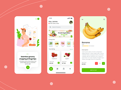 Grocery App vector