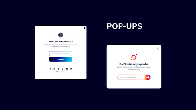 POP-UPs design illustration logo pop up popup popup form prototype ui uiux design web web form web popup