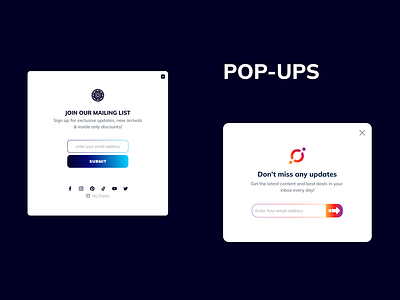 POP-UPs design illustration logo pop up popup popup form prototype ui uiux design web web form web popup