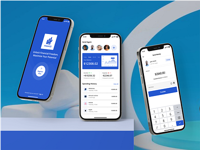 Financial Mobile App analytics app banking dashboard design finance interface ios mobile mobile app profits send money send money screen transactions ui ux