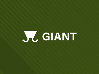 GIANT logo design antique brand identity branding business logo creative design extra furniture giant icon logo maker minimal