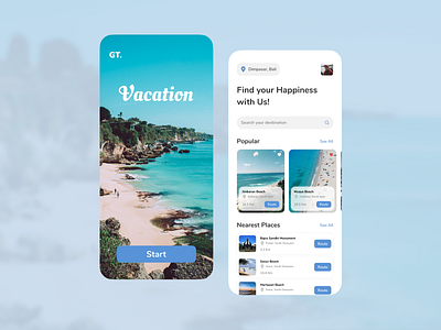 Travelling agency inspirations application design branding design figma graphic design illustration prototyping responsive design software design ui