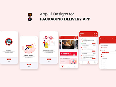 Jet Delivery Mobile App Ui Design delivery delivery app graphic design illustration jet delivery mobile app packaging packaging app photoshop ui design ui ux