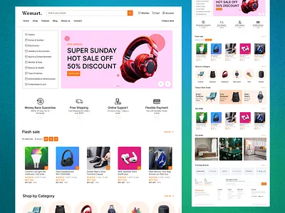 E-commerce website UI/UX design ecommerce ecommerce website ecommerce website design figma ui ui design uiux design user interface design web design web ui design website website design website ui design