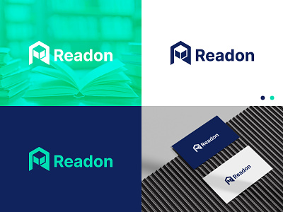 Logo For Readon abstract app logo brand identity branding graphic design letter r logo logo design logo designer modern logo r logo design