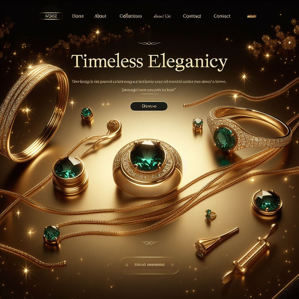 Landing Pages Collection for Jewelery Business 3d animation app branding design graphic design illustration jewelery designs landing page design logo motion graphics ui vector webdesign