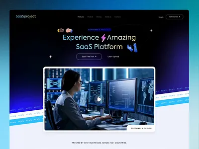 SaaS UI/UX Project saas ui ui design ux web web site web tasarım