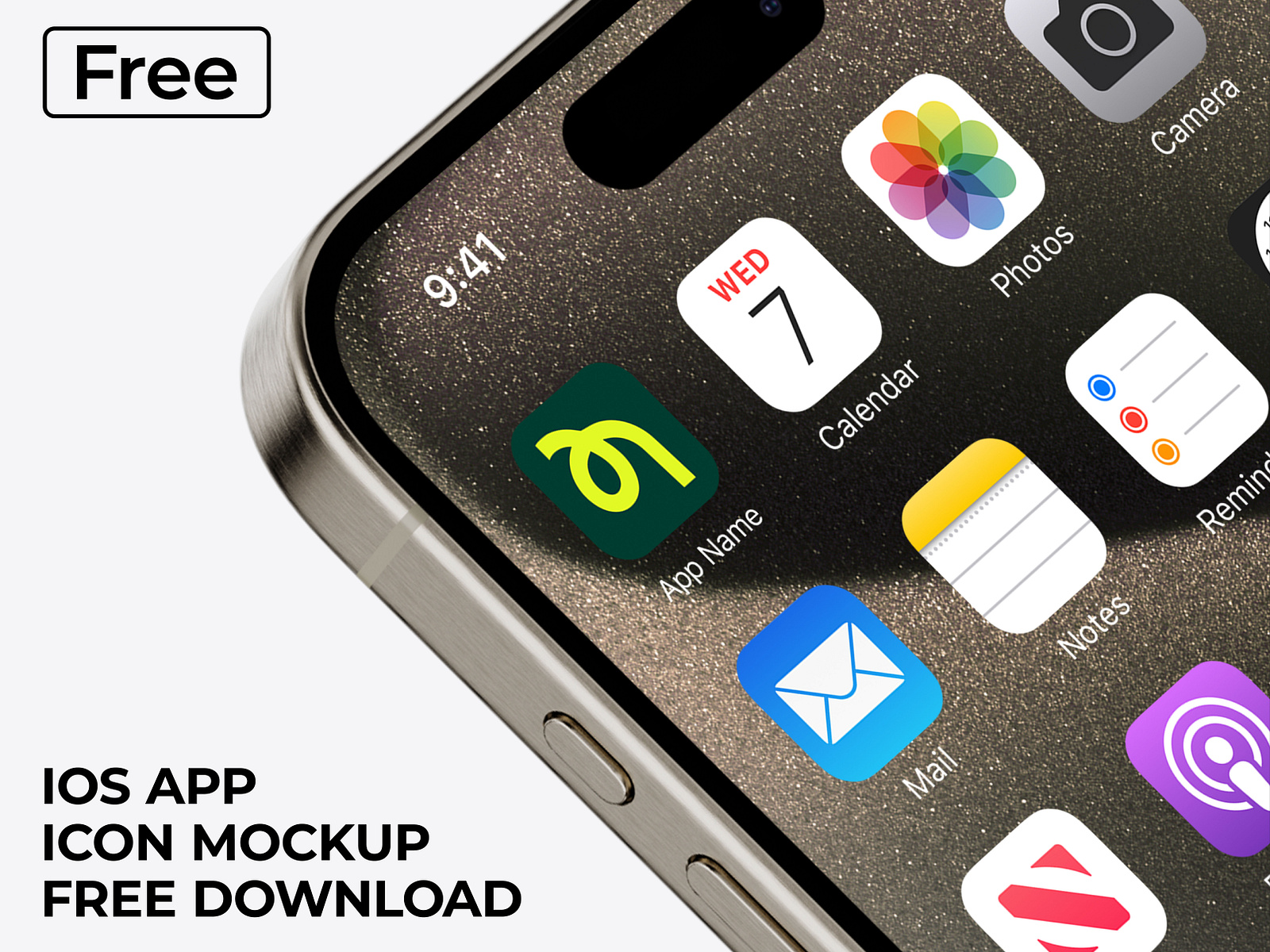 Free ios App Icon Mockup by Faysal Ahmed on Dribbble