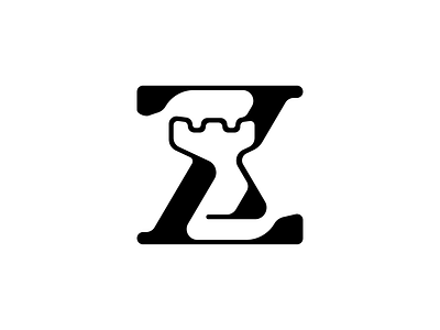 Z Rock Chess brand branding chess illustration logo logos rock z