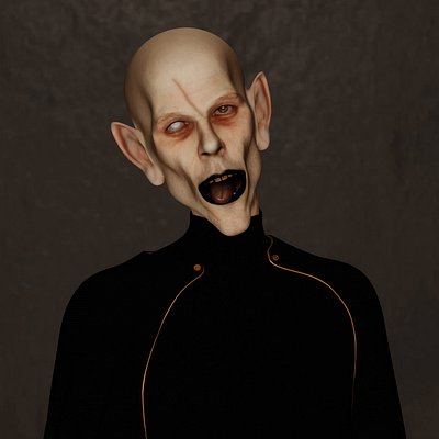 Dracula Character Concept Test 3d character 3d model character character concept character design character modelling design