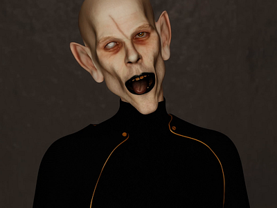 Dracula Character Concept Test 3d character 3d model character character concept character design character modelling design