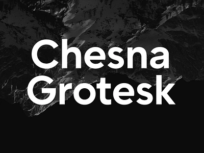 Chesna Grotesk Font 50% Off advertising alternates chesna chesna grotesk font 50 off clear elegant geometric grotesk grotesque ligatures light logo mechanical modern package design playfull poster sans serif simple versatile