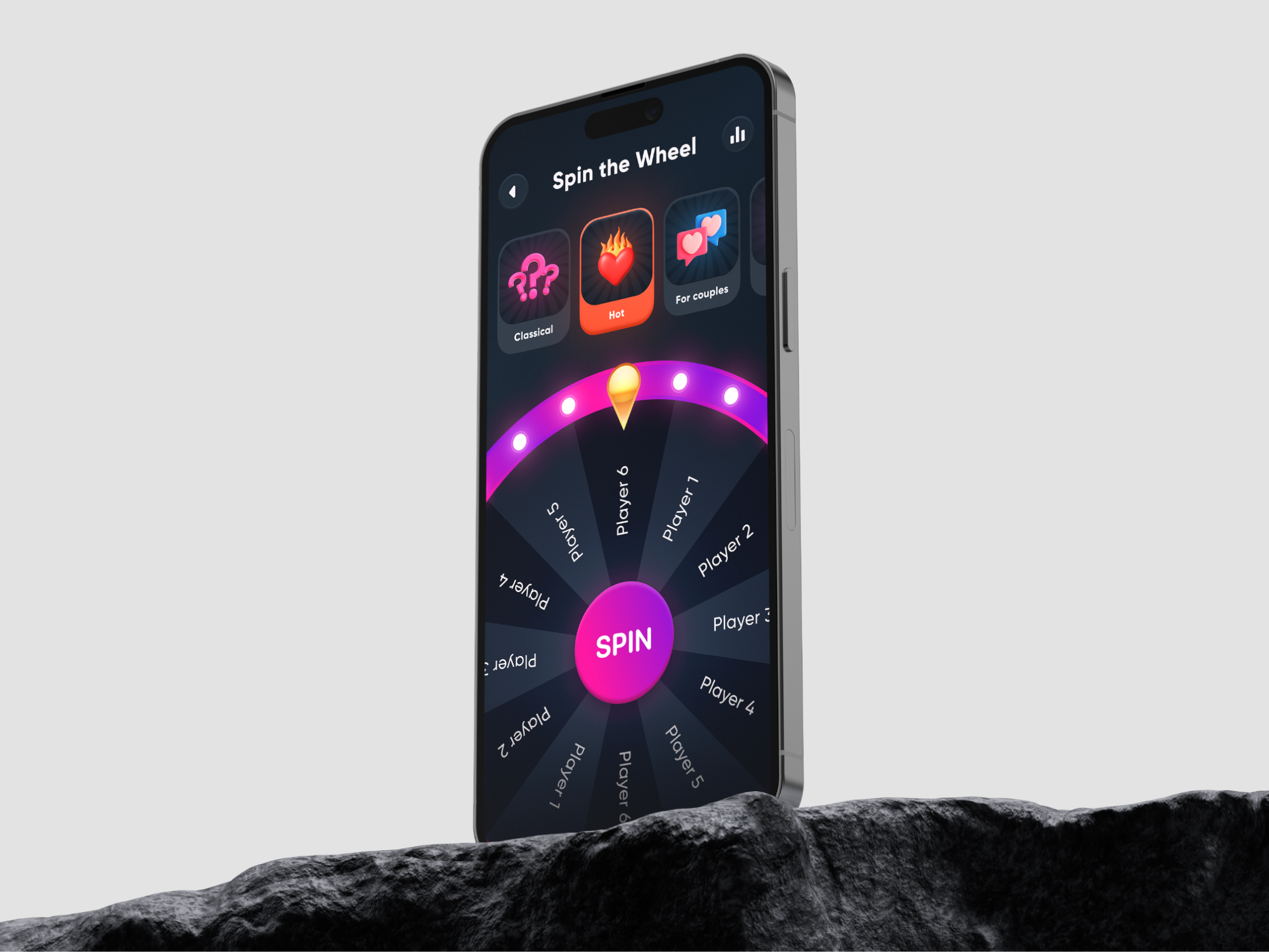 Example of Entertainment & Social Games App Design