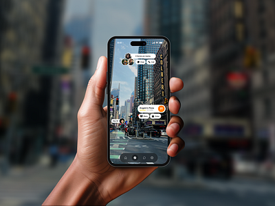 AR Travel Companion App - Street View 3d app ar ar ai ar app ar app design ar companion ar travel app augmented reality augmented reality app companion app mixed reality travel app virtual reality vr