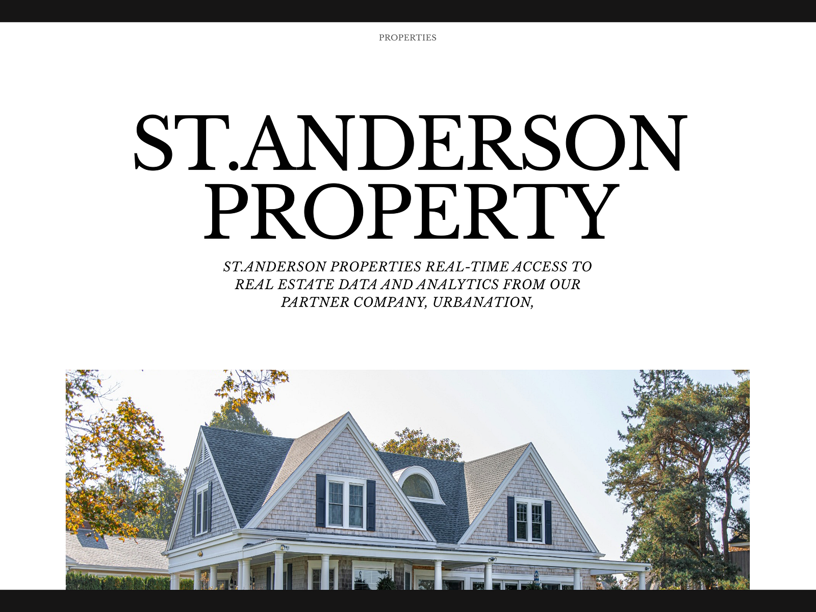 St.Anderson Properties by Rich Bolden on Dribbble