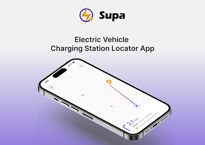 EV Charging Station Locator - Mobile App - UI Motion Design aftereffects animation branding design figma graphic design illustration logo motion graphics ui ux