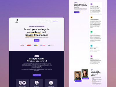 Landing Page design landing page ui web design