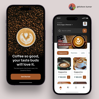 Coffee app Design