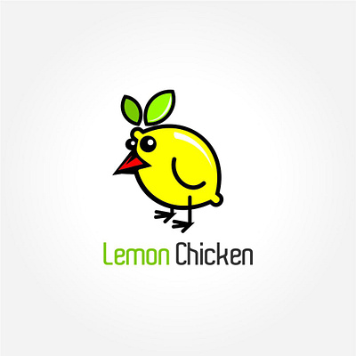 lemon chicken logo branding design graphic design illustration logo minimal typography vector