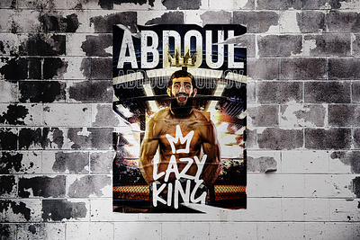 Poster MMA Abdoul Abdouraguimov graphic design poster