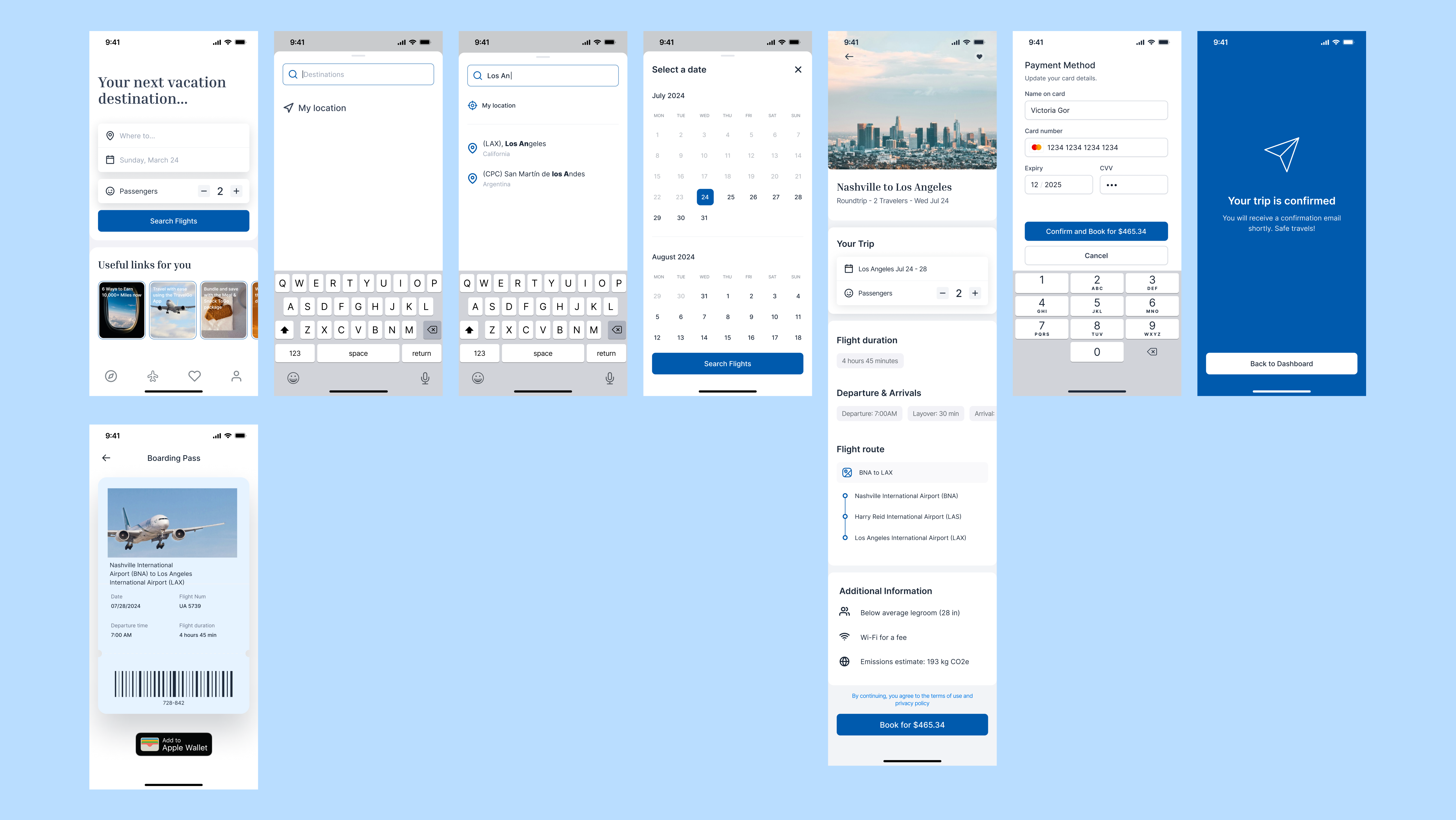 TravelGo - booking a flight flow app appstore branding design graphic design logo mobile mobileapp productdesign ui ux webdesign