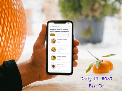 Daily UI #063 - Best Of best dishes best of best seller best selling daily ui day 063 desktop website drink eat favorites foods homepage mobile app most popular ui ux