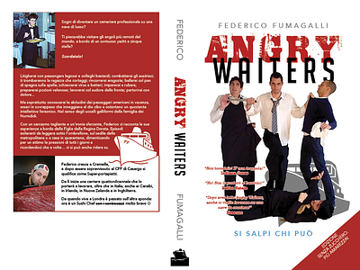 Book Cover Artwork for Angry Waiters (Italian) book cover design graphic design