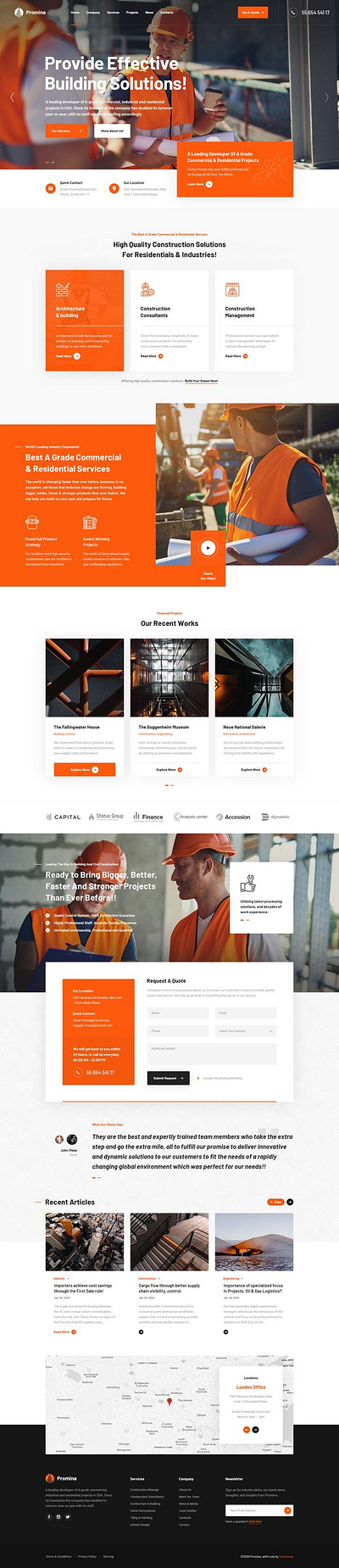 Website for Construction Business Based in California, USA branding builders business website california construction business construction company graphic design home construction logo design london uk usa web design web design services web designer web developer web development website designer website redesign