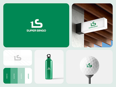 Super Bingo Golf Logo Design brand identity branding farhan mia golf golf brand golf cart golf logo illustrator logo logo branding logo type logos modern logo visual identity