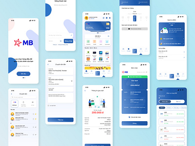 Case Study - Redesign MB Bank Application banking mobile app ui