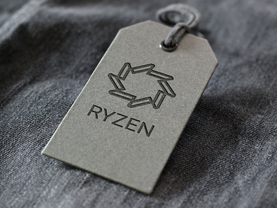 Ryzen Logo brand logo branding company logo creative logo creative logo designer design graphic design illustration logo ui unique logo design