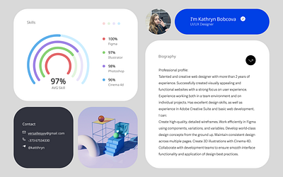 Summary animation branding graphic design ui