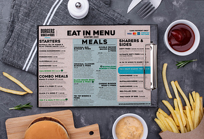BWR - Restaurant Menu Design adobe illustrator adobe photoshop design graphic design menu design restaurant