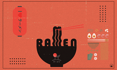 Ramen design graphic design illustration logo logo design ramen