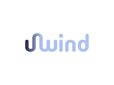 Unwind logo brand identity branding business clean color concept flat design font graphic design logo typography vector visual identity