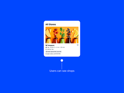 UI Card for Showing all Stores app design figma food delivery lyft mobile app mobility restaurants uber ui ui design ui kit uiux ux ux design