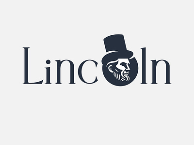 LINCOLN america branding design graphic design icon identity illustration lincoln logo marks personnage president symbol ui usa