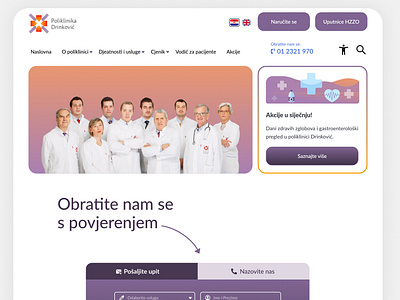 Medical homepage booking components figma good websites homepage medical ui uiux ux web design website