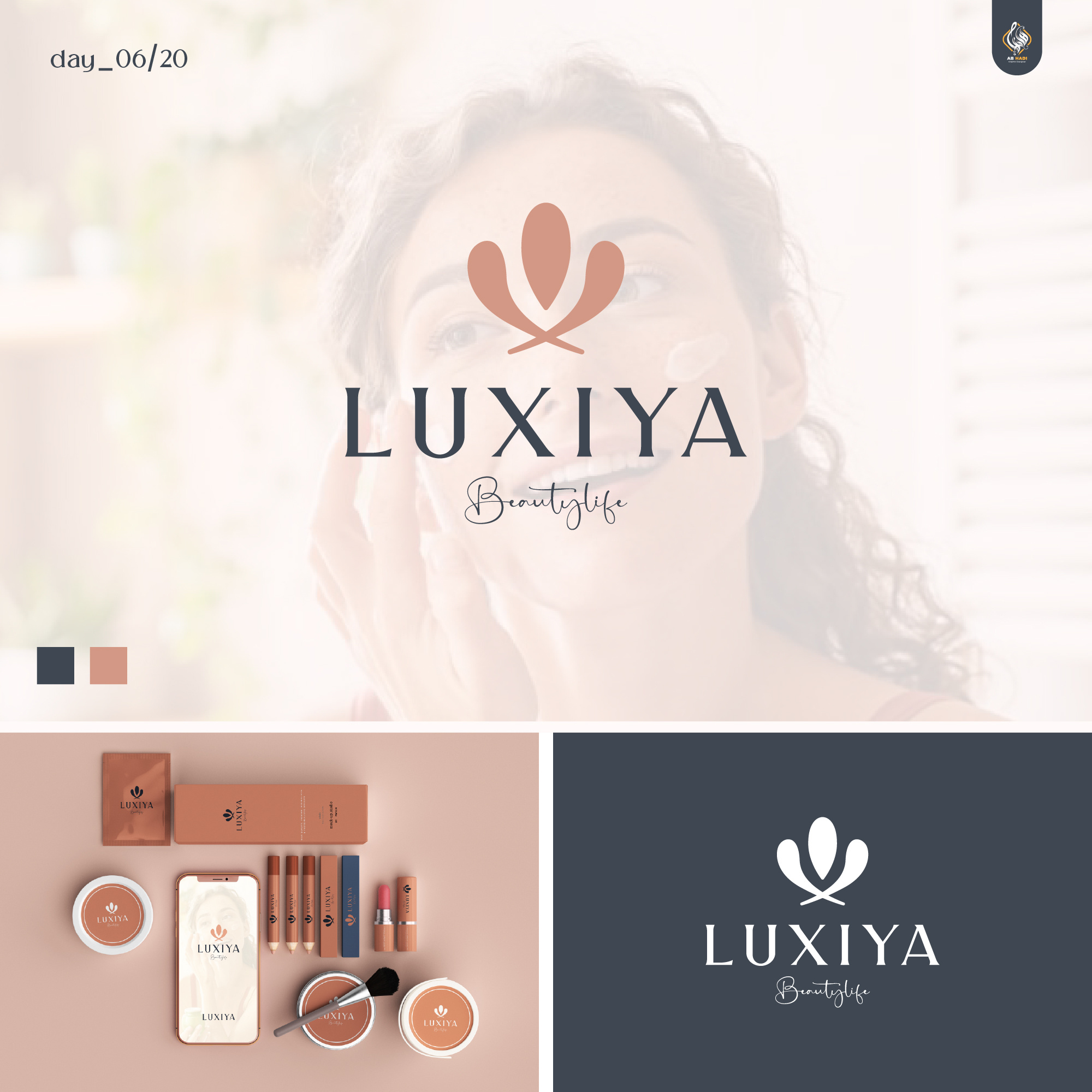 Luxiya Beauty Brand Logo and Mark beauty beautylife beautytips lifestyle luxiya trending