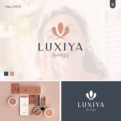 Luxiya Beauty Brand Logo and Mark beauty beautylife beautytips lifestyle luxiya trending