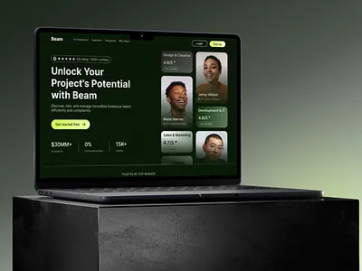 Freelancing Platform Web Ui Design design landing page saas ui ui ux design ui design uidesign uiux ux web design website design